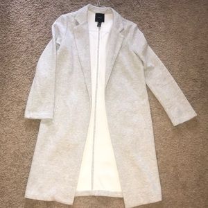 Light Gray Women’s Blazer Sweater